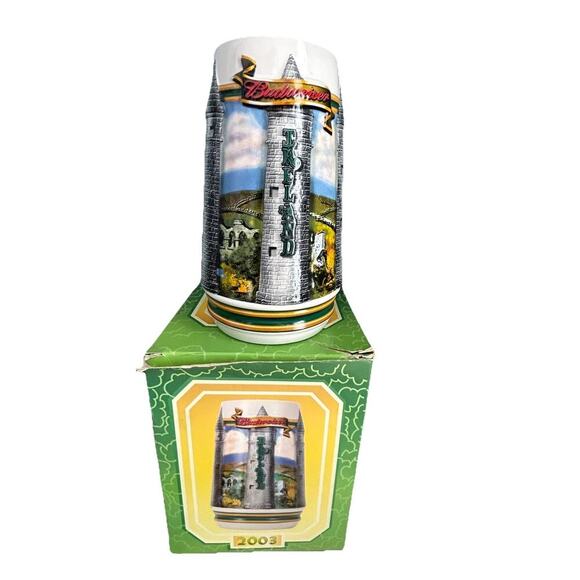 Budweiser 2003 St. Patrick's Day Tradition & Heritage Beer Stein Ireland Irish - Picture 6 of 16